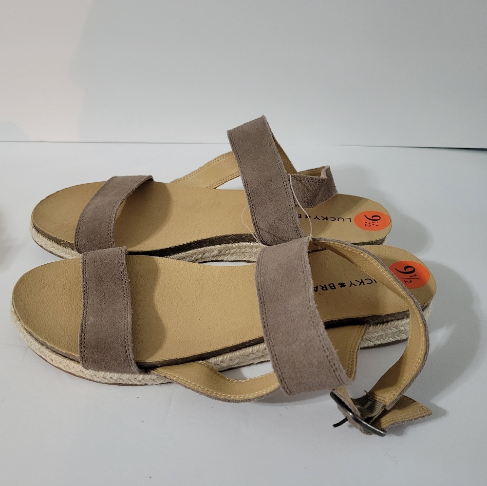 Lucky Brand Gadine Sandles Sz 9.5M NEW